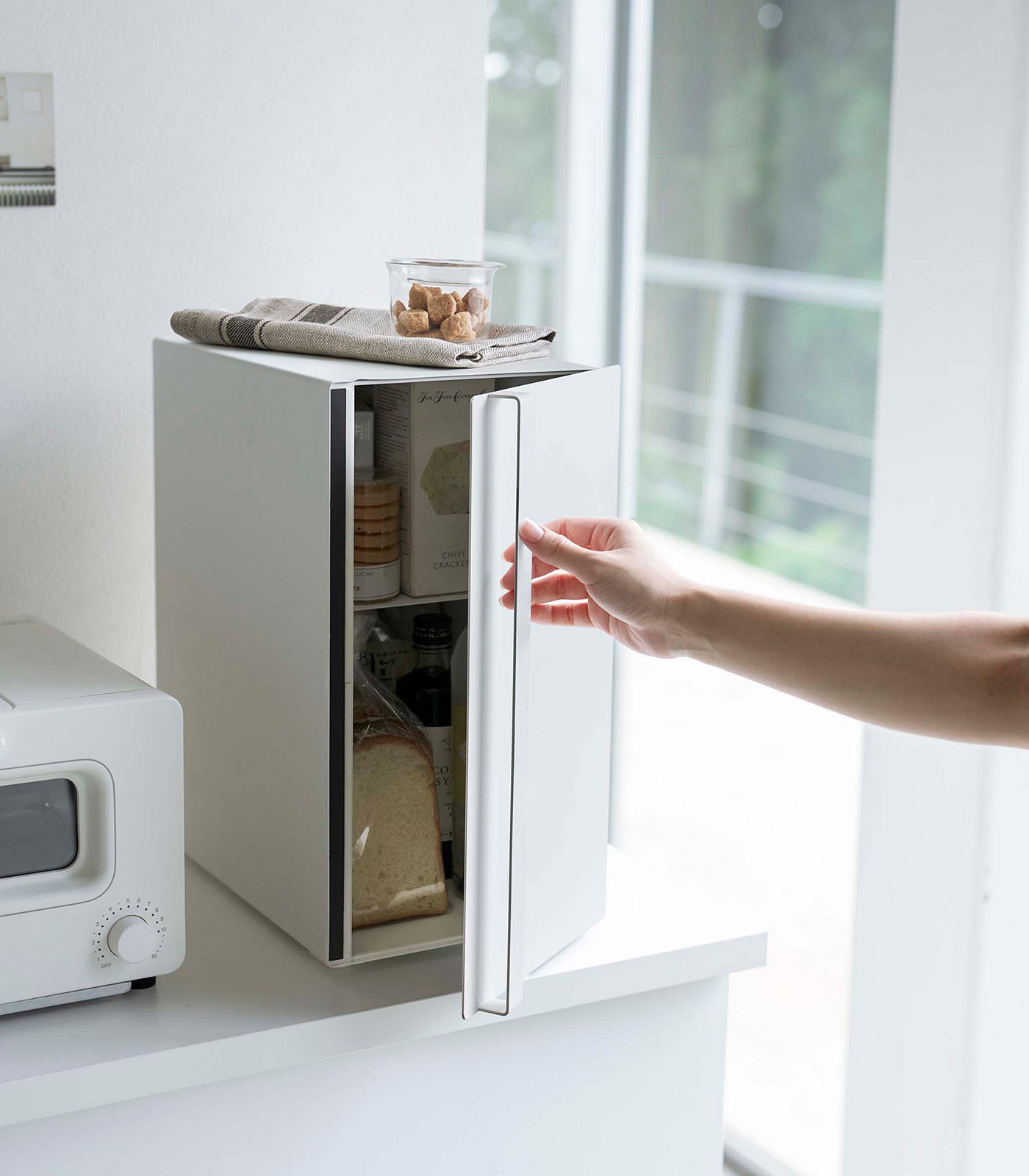 bread box vertical steel bread box vertical steel