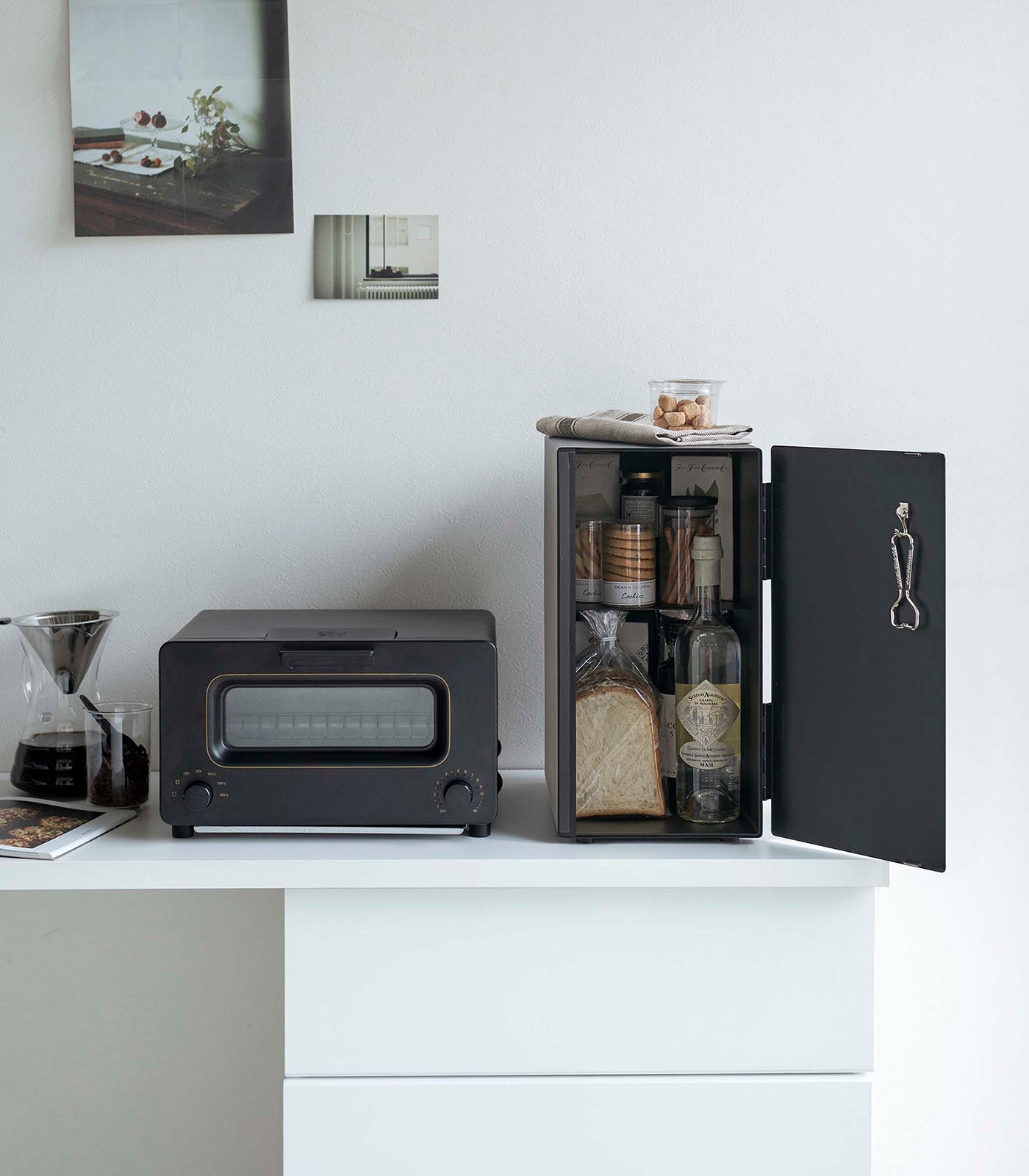 bread box vertical steel bread box vertical steel