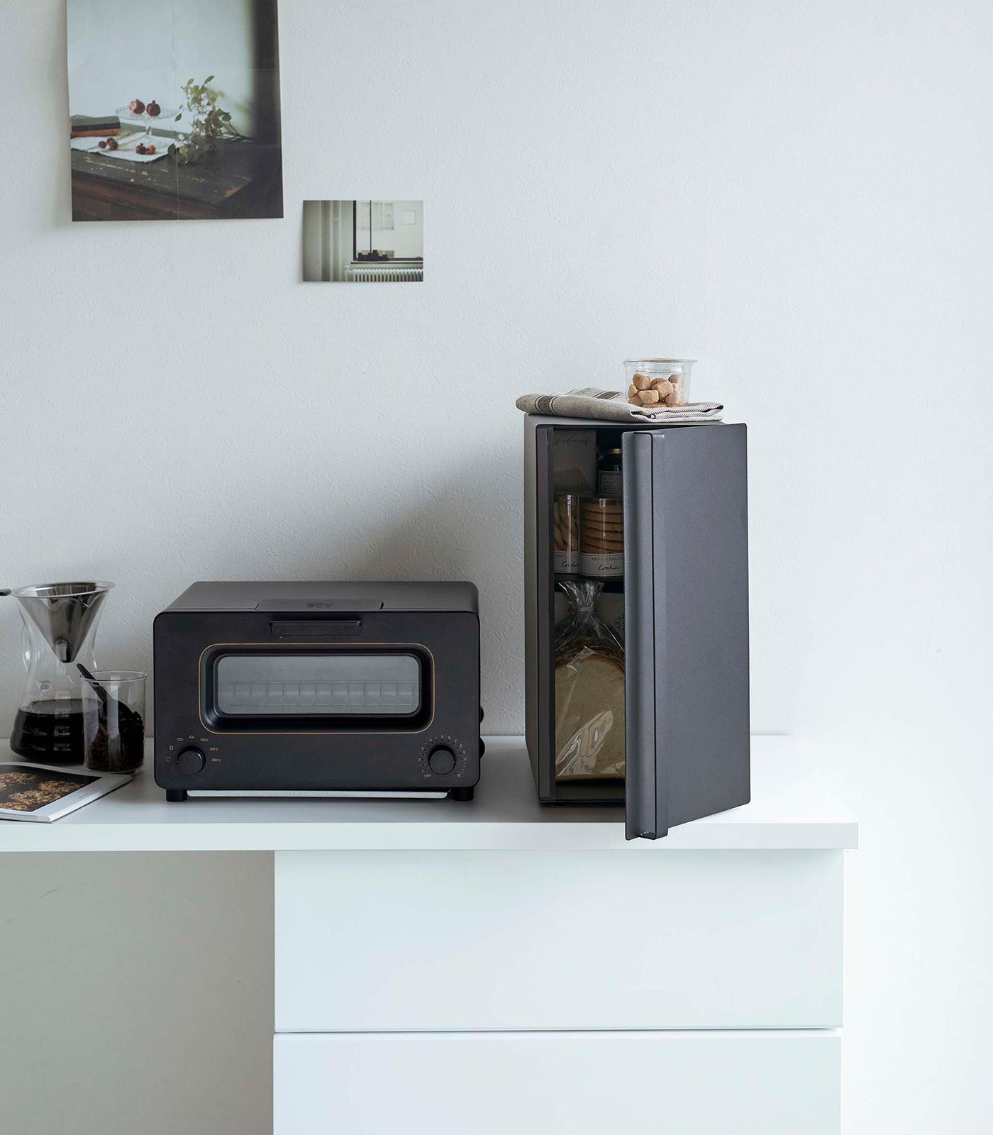 bread box vertical steel bread box vertical steel