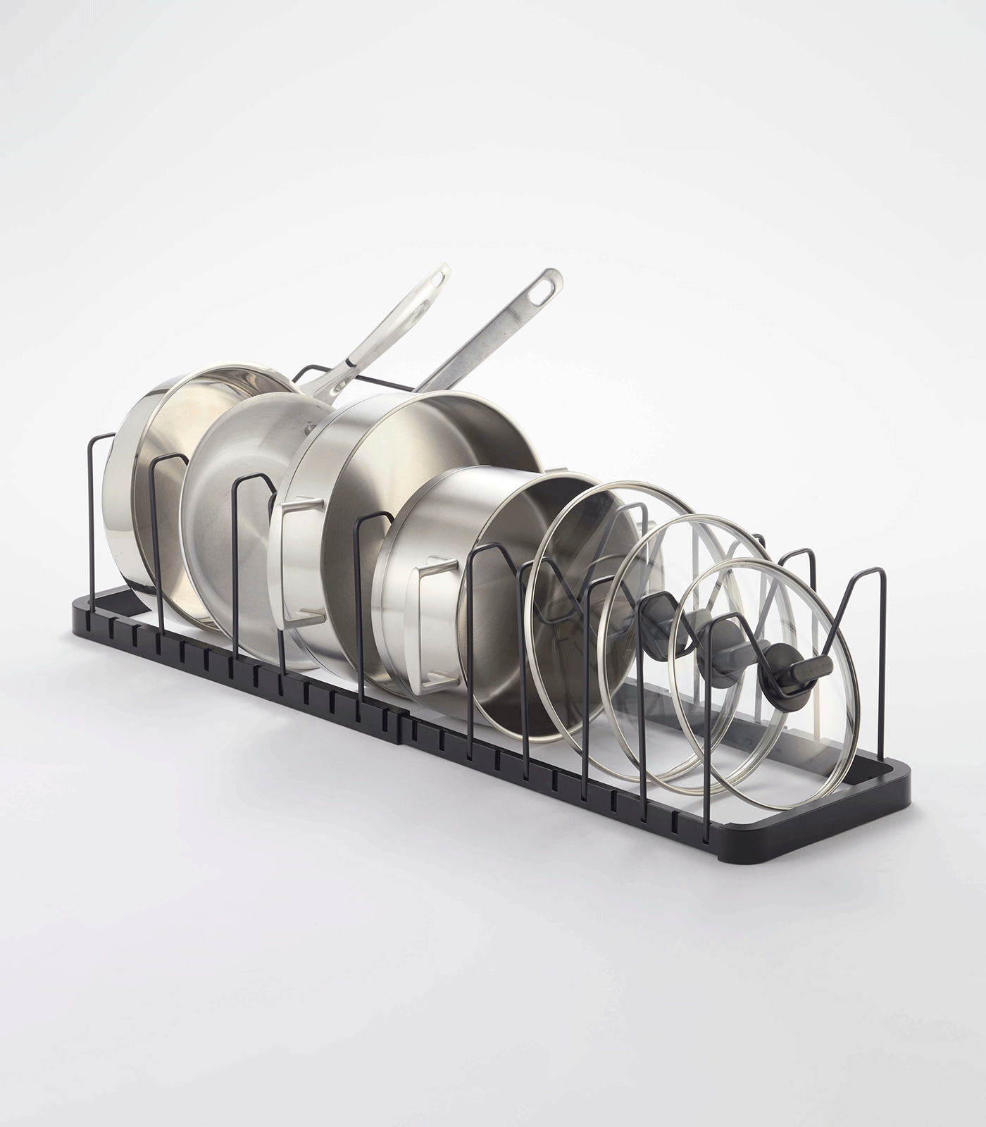 adjustable pot lid organizer steel adjustable pot lid organizer steel