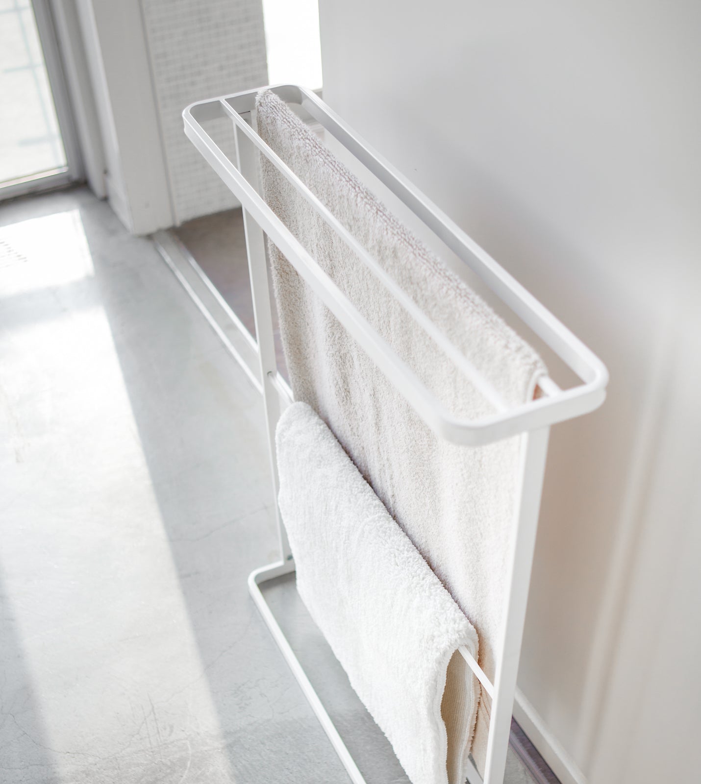bath towel hanger (30" h) steel bath towel hanger (30" h) steel